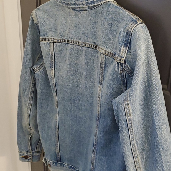 Levi's blue boyfriend trucker jacket SZM - Picture 12 of 16